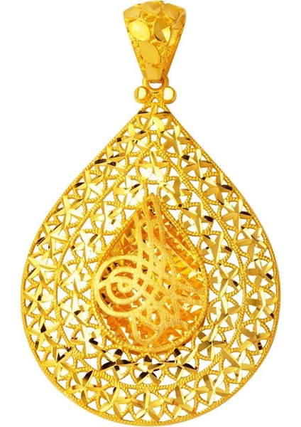 Damla Tuğra Yıldızlı Altın Kolye fırsatları