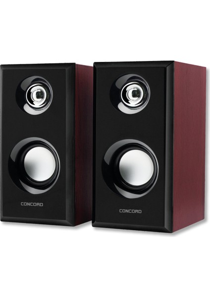 C-8003 Pc Hoparlör USB 2.0 Ahşap Desen