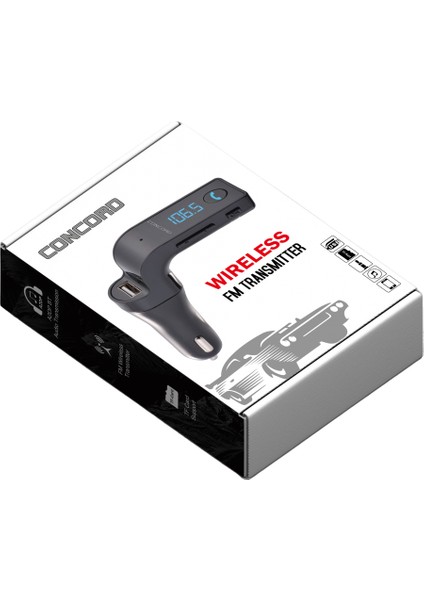 C-602 USB / Tf / Bt / Fm Transmitter