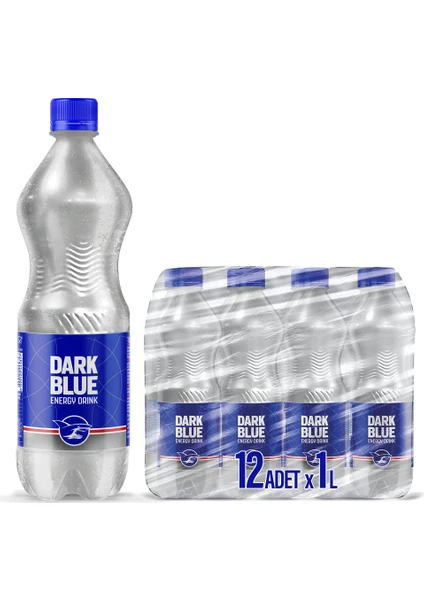 Dark Blue Enerji İçeceği, 1 lt (12'li Paket, 12 adet x 1 lt)