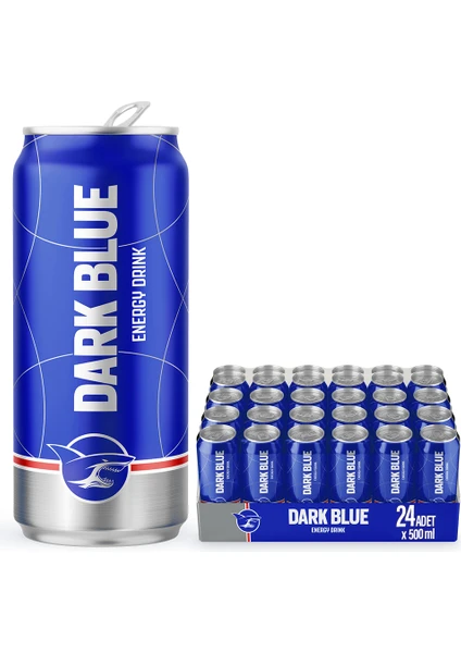 Dark Blue Enerji İçeceği, 500 ml (24'lü Paket, 24 adet x 500 ml)