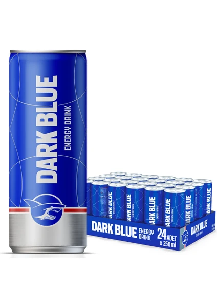 Dark Blue Enerji İçeceği, 250 ml (24'lü Paket, 24 adet x 250 ml)