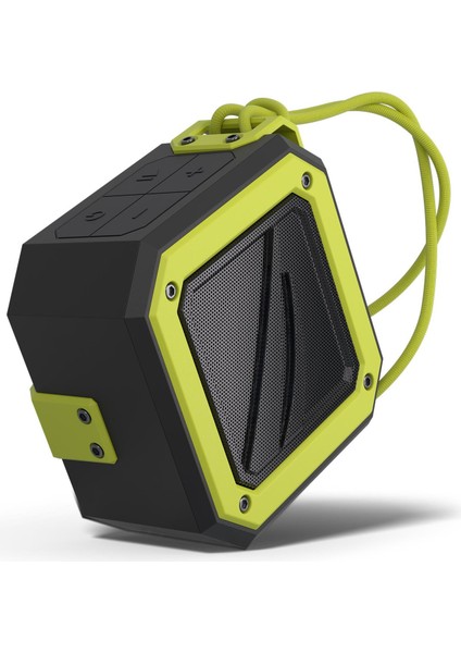 S100 Dual Suya Dayanıklı Taşınabilir Kablosuz Bluetooth Outdoor Hoparlör Speaker Siyah Yeşil fiyatları