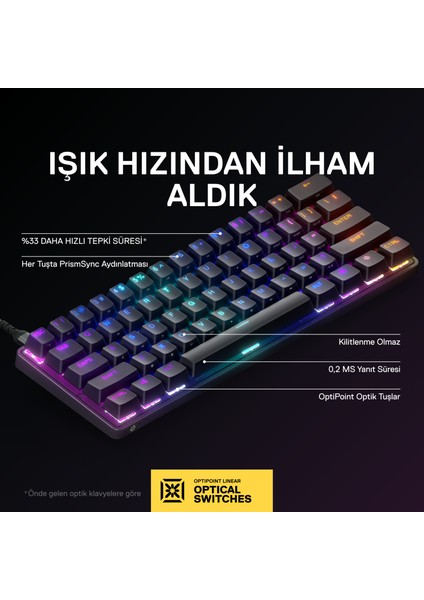 Steelseries Apex 9 Mini Mekanik Oyun Klavyesi