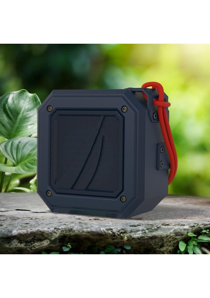 S100 Dual Suya Dayanıklı Taşınabilir Kablosuz Bluetooth Outdoor Hoparlör Speaker Navy indirimleri