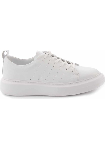 Beyaz Leather Erkek Sneaker E01811338203 modelleri
