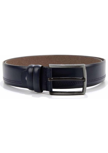 Lacivert Leather Erkek Kemer U08657019603 fiyatları