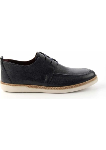 Lacivert Leather Erkek Casual Ayakkabı E01556090303
