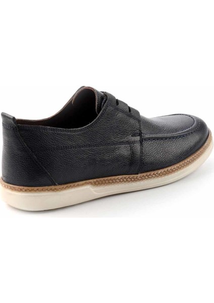 Lacivert Leather Erkek Casual Ayakkabı E01556090303