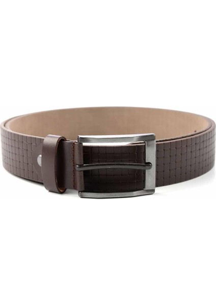 Kahve Baskılı Leather Erkek Kemer U08657082403