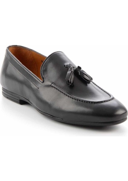 Siyah Leather Erkek Klasik Ayakkabı E01901803403 modelleri