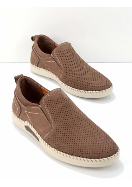 Kahve Nubuk Leather Erkek Casual Ayakkabı E01733701501