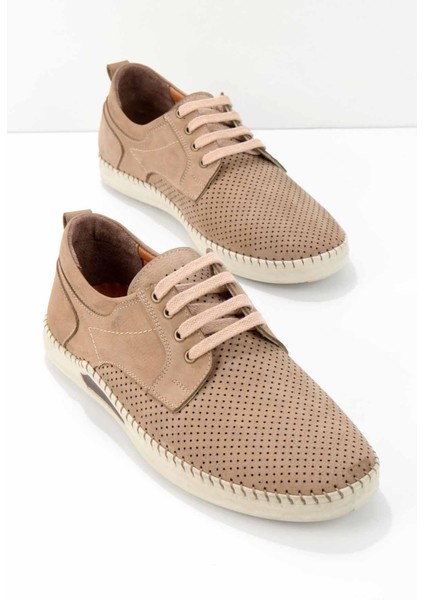 Kum Nubuk Leather Erkek Casual Ayakkabı E01733701601