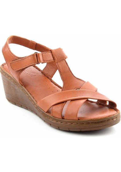 Taba Leather Kadın Sandalet K05827115103 modelleri