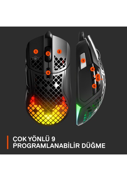 Aerox 5 Rgb Kablolu Gaming Mouse