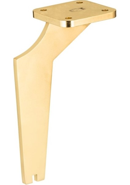 Aksesuar Tabanca 15 cm Gold Metal Ayak 4'lü