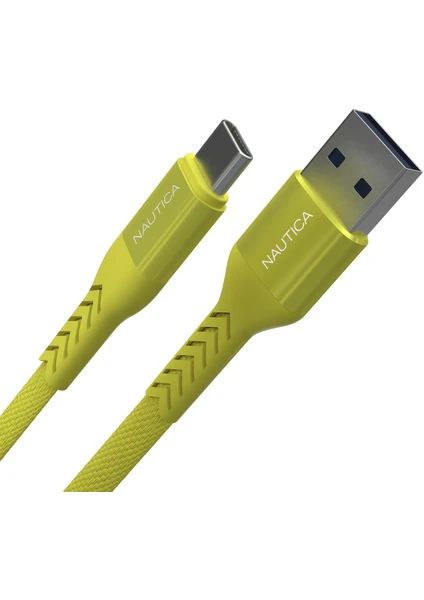 C20 Type-C To Usb-A 22.5W Hızlı Şarj ve Data Kablosu 2.1m Sarı