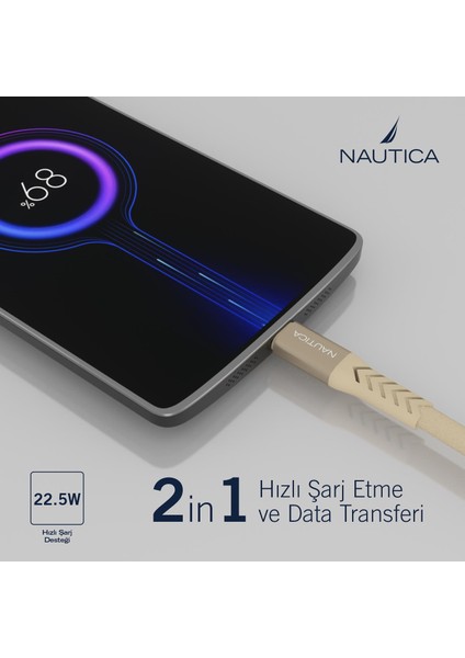 C20 Type-C To Usb-A 22.5W Hızlı Şarj ve Data Kablosu 2.1m Pembe fiyatları