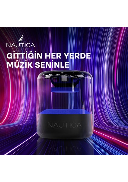 S50 LED Işıklı Taşınabilir Bluetooth Speaker Hoparlör Ses Bombası 1200MAH Siyah fiyatları