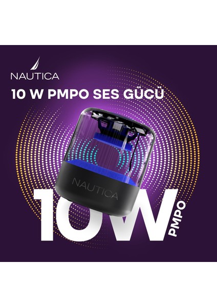 S50 LED Işıklı Taşınabilir Bluetooth Speaker Hoparlör Ses Bombası 1200MAH Siyah indirimleri