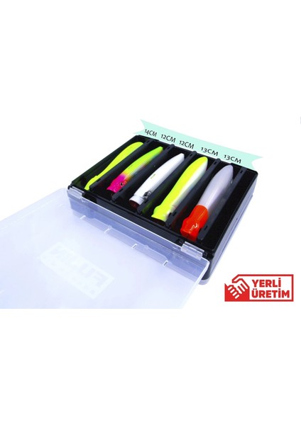 Tackle Box 145DS Çift Taraflı Maket Balık Kutusu