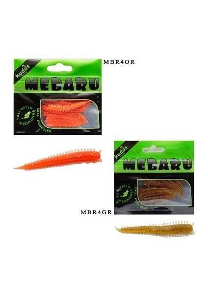 Mebaru Worm Orange 4cm 15PCS