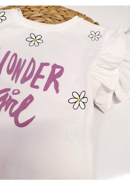 Wonder Girl Tütü Etekli Kız Çocuk Takım