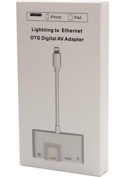 BYL-022 RJ45 Lan 100MHZ 4K HDMI Otg Dönüştürücü