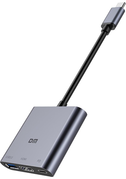 Dm CHB026 Type-C To 4K HI USB 3.0 Pd Çevirici Dönüştürücü