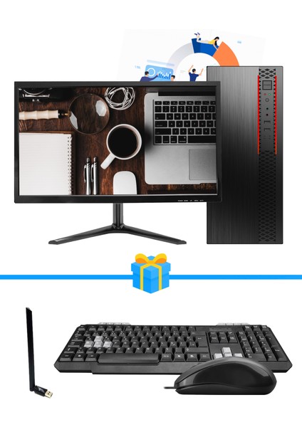 Workforce WF374 I5-4590 8gb Ram 128GB SSD 19,5" Masaüstü Ofis Bilgisayarı