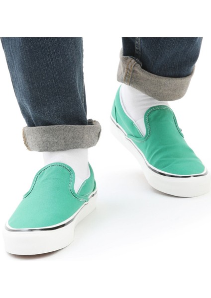Ua Classic Slip-On 98 Dx Kadın Yeşil Sneaker Ayakkabı VN0A3JEX45Z1