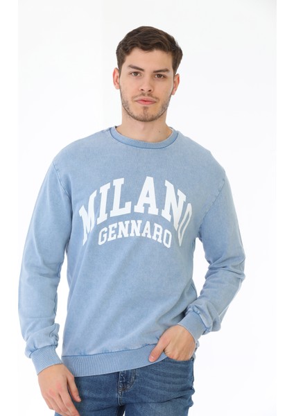 Milano Baskılı Sweatshirt
