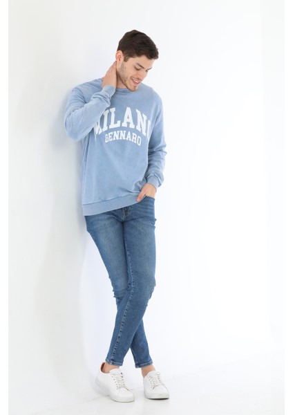 Milano Baskılı Sweatshirt