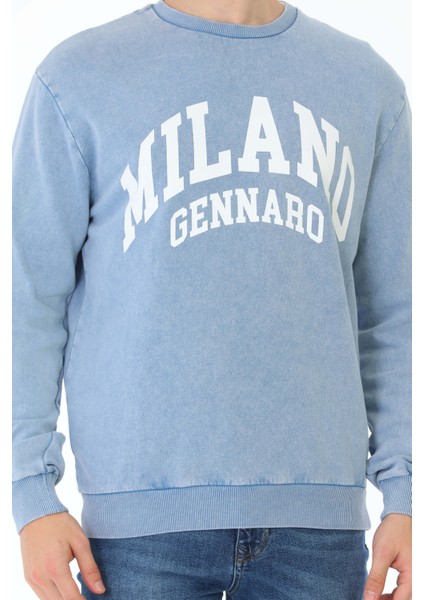 Milano Baskılı Sweatshirt