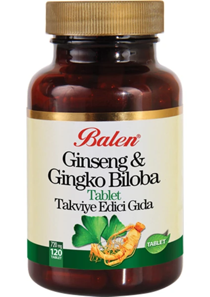 Ginseng & Ginkgo Biloba 120 Tablet