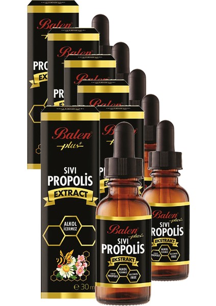 6 Adet Sıvı Propolis Ekstraktı 30 ml