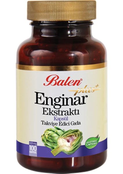 Enginar Plus Ekstraktı 820 Mg 100 Kapsül