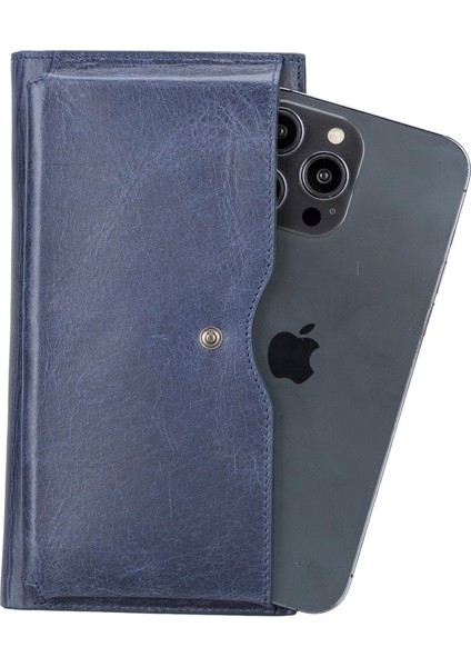 Lozan 6.5 Inch Uyumlu Deri Kartlıklı Kılıf Tn5 Mavi modelleri