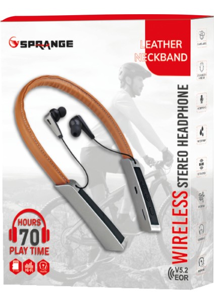 SR-E70 Boyun Askılı Bluetooth Spor Kulaklık