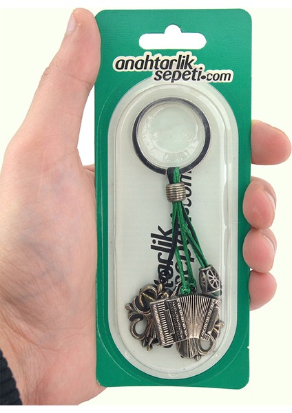 Kafkas Çerkes Salkım Anahtarlık - Oynayan Bay Bayan ve Akordiyon indirimleri