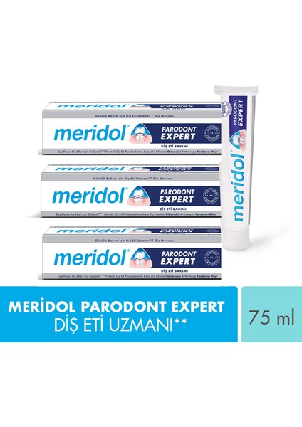 Parodont Expert Diş Macunu 75ML 3ADET