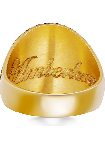 Beyaz Zirkon Taşlı Kurt Başlı ve Kurt Figürlü Altın Kaplama Gümüş Yüzük modelleri