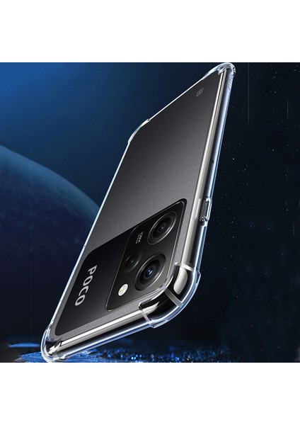 Poco X5 Pro Basit Şeffaf Anti -Düşme Cep Telefonu Kılıfları (Yurt Dışından)