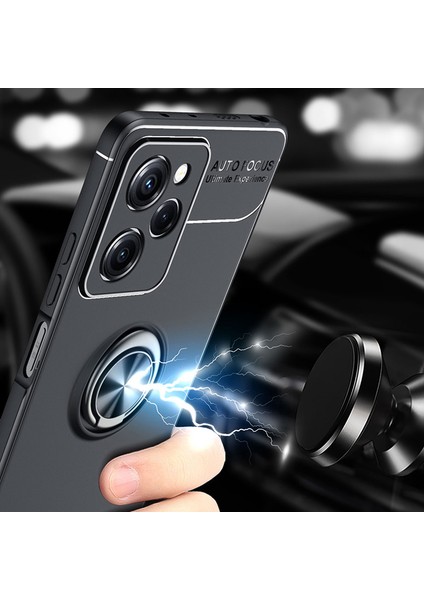 Poco X5 Pro 5g Manyetik Emme Yüzük Silika Jeli Cep Telefonu Kılıfları (Yurt Dışından)