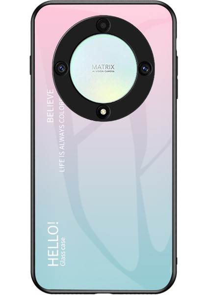 Honor X9A Degrade Renk Havalı Cam Cep Telefonu Kılıfları (Yurt Dışından)