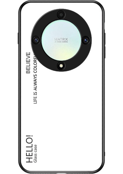 Honor X9A Degrade Renk Havalı Cam Cep Telefonu Kılıfları (Yurt Dışından)