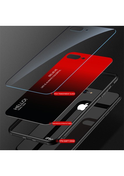 Honor X9A Degrade Renk Havalı Cam Cep Telefonu Kılıfları (Yurt Dışından)