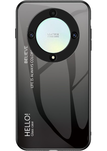 Honor X9A Degrade Renk Havalı Cam Cep Telefonu Kılıfları (Yurt Dışından)