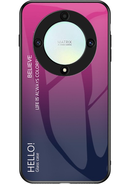 Honor X9A Degrade Renk Havalı Cam Cep Telefonu Kılıfları (Yurt Dışından)