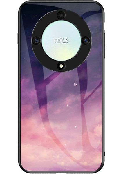 Honor X9A Yıldızlı Desen Havalı Cam Cep Telefonu Kılıfları (Yurt Dışından)